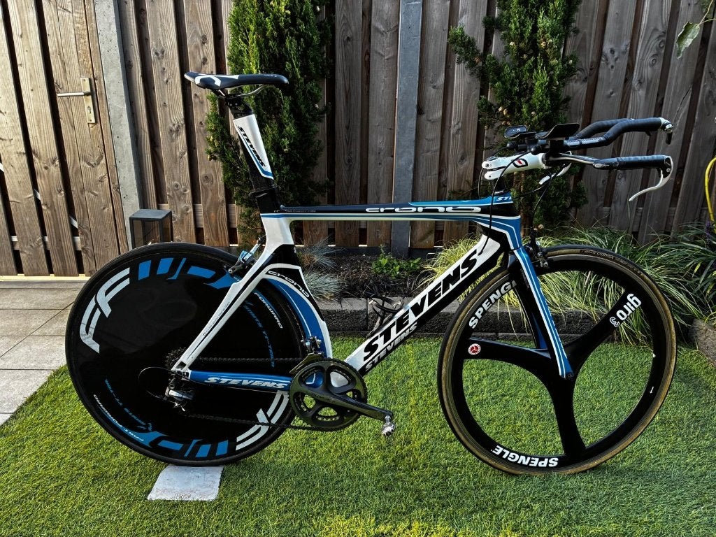 Stevens Crono tijdritfiets – maat L, Fietsen en Brommers, Gebruikt, 10 tot 15 versnellingen, Heren, Aluminium