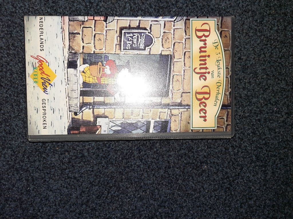 BRUINTJE BEER! Leuke Tekenfilm Klassiekers Op VIDEO!, Cd's en Dvd's, Tekenfilm, Verzenden, Alle leeftijden, Zo goed als nieuw