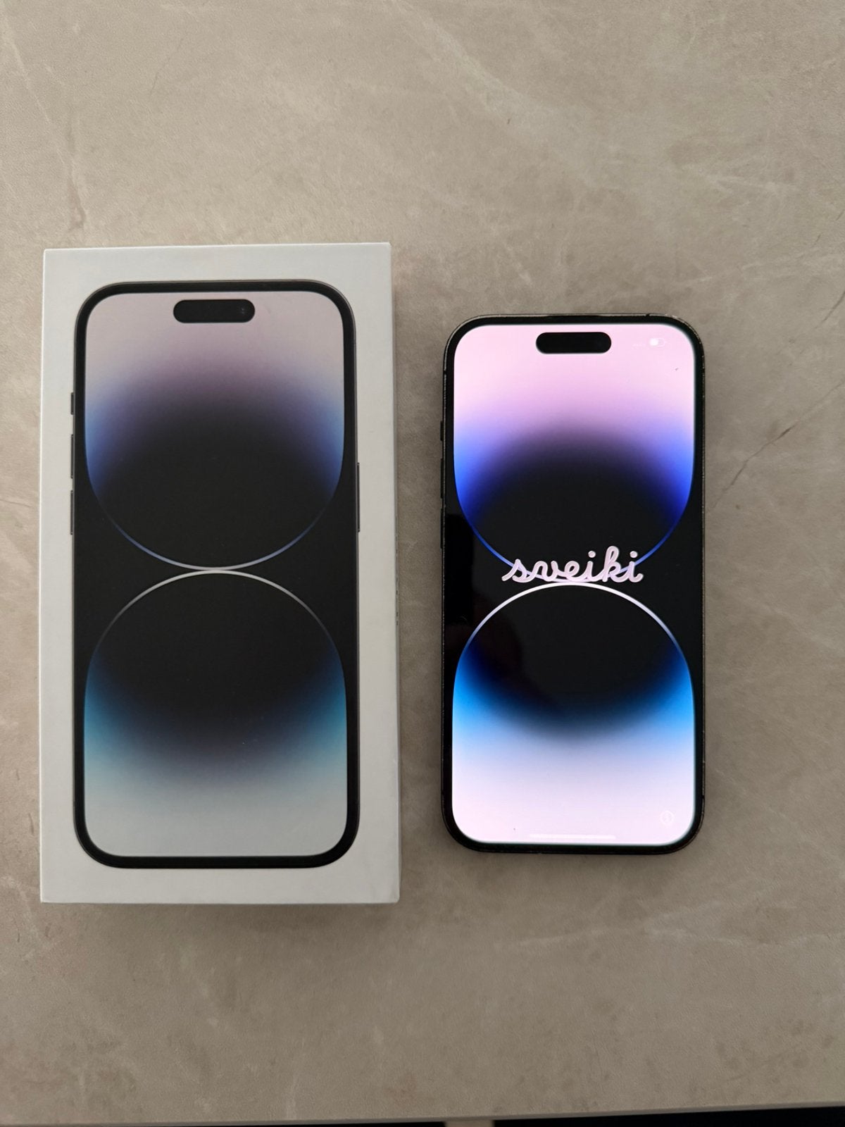 iPhone 14 Pro 128GB, Telecommunicatie, Mobiele telefoons | Apple iPhone, Ophalen, Zwart, Zo goed als nieuw, 76 %