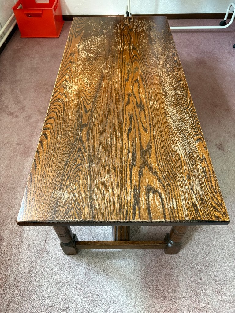 Ouderwetse salontafel - 130x55x43 cm, Ophalen, Gebruikt, 100 tot 150 cm, 50 tot 100 cm