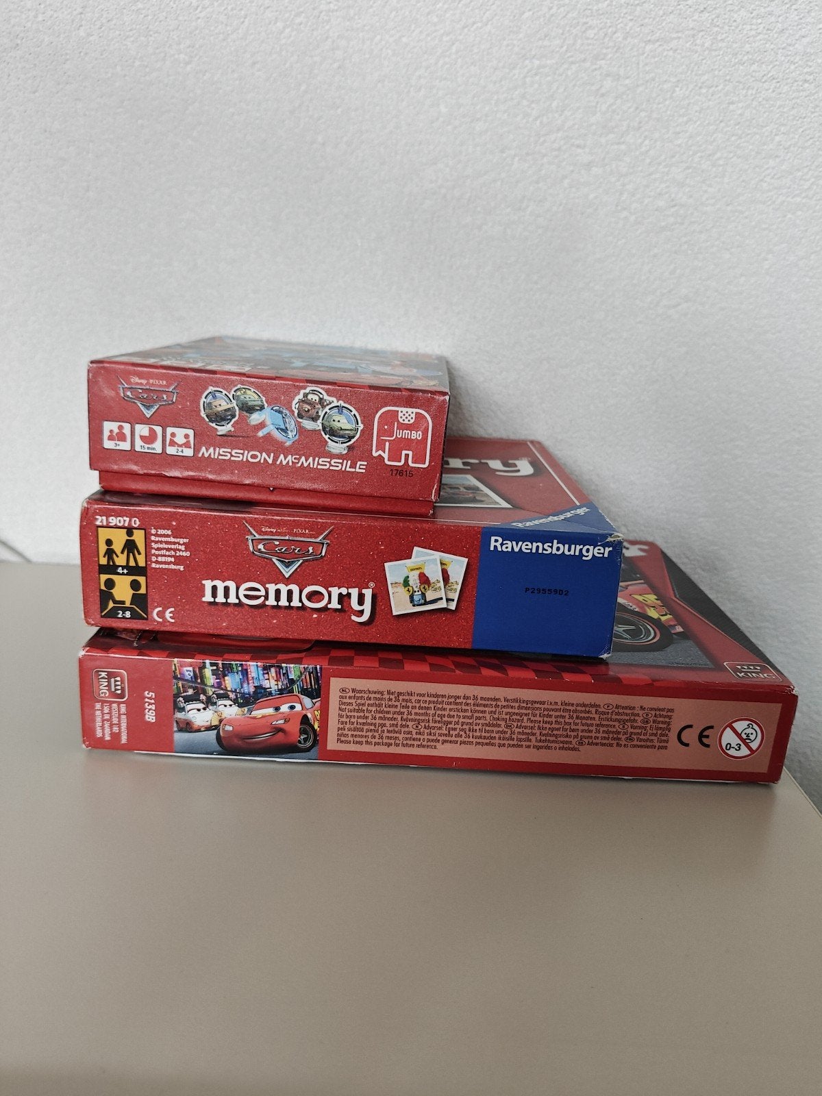 Disney Cars Spellenpakket: Spel, Memory & Puzzel, Ophalen of Verzenden, Gebruikt, Jongen of Meisje