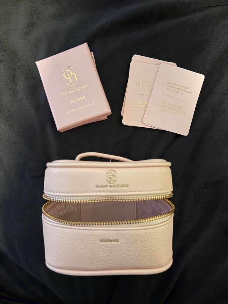Olcay Gulsen make up tas, Ophalen of Verzenden, Nieuw, Roze, Hardcase