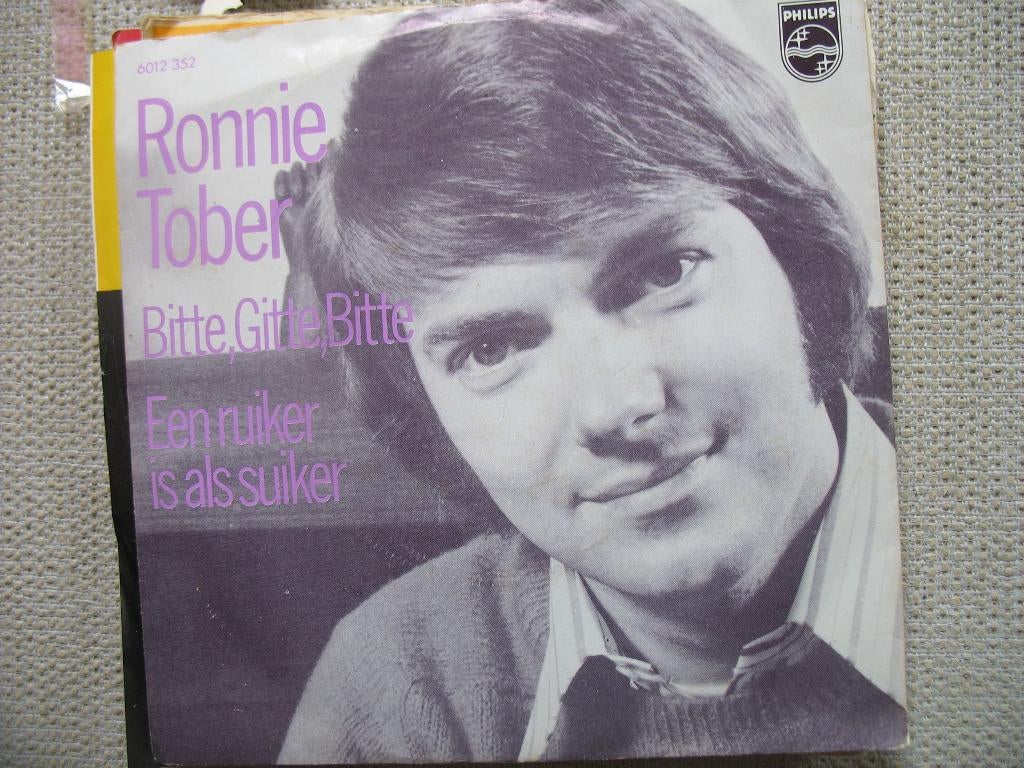 single-sale; Ronnie Tober -Bitte Gitte bitte, Cd's en Dvd's, Vinyl Singles, Gebruikt, 7 inch, Single, Ophalen of Verzenden
