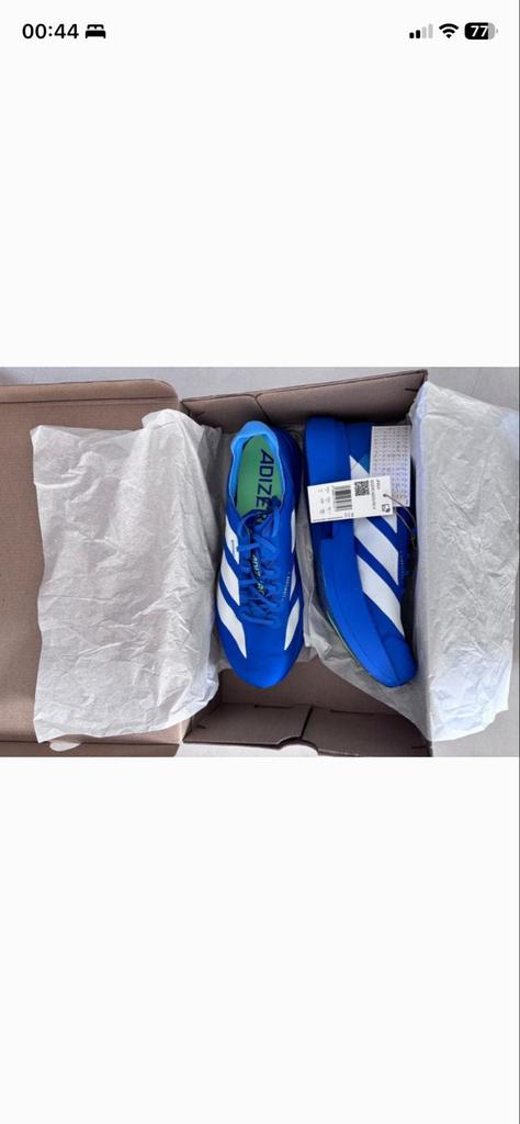 Nieuwe Adidas Adizero hardloopschoenen - Diverse maten, Ophalen of Verzenden, Nieuw, Blauw, Sportschoenen