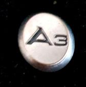 Audi A 3 pin ovaal, Verzenden, Nieuw, Transport, Speldje of Pin