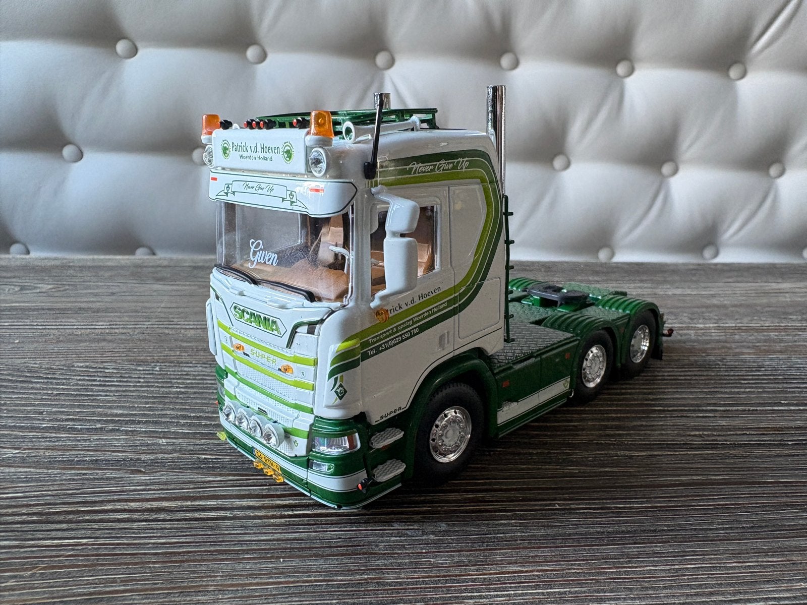 Tekno Scania Patrick v/d Hoeven NG, Ophalen of Verzenden, Zo goed als nieuw, Bus of Vrachtwagen, Tekno