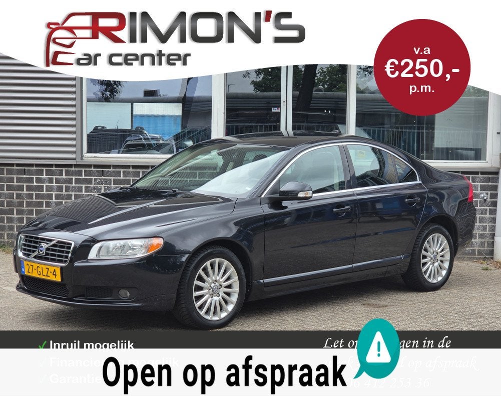 Volvo S80 2.5 T Momentum 1 Ste Eigenaar Dealer Onderhouden, Automatische klimaatregeling, Bedrijf, Sedan, Euro 4