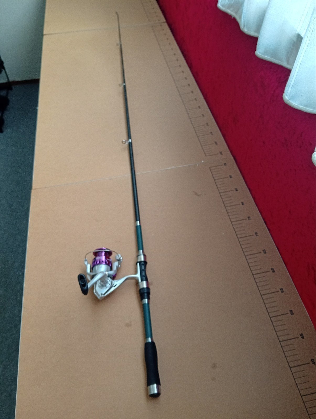 complete werphengelset werphengel plus molen lengte 180 cm, Watersport en Boten, Verzenden, Nieuw, Werphengel