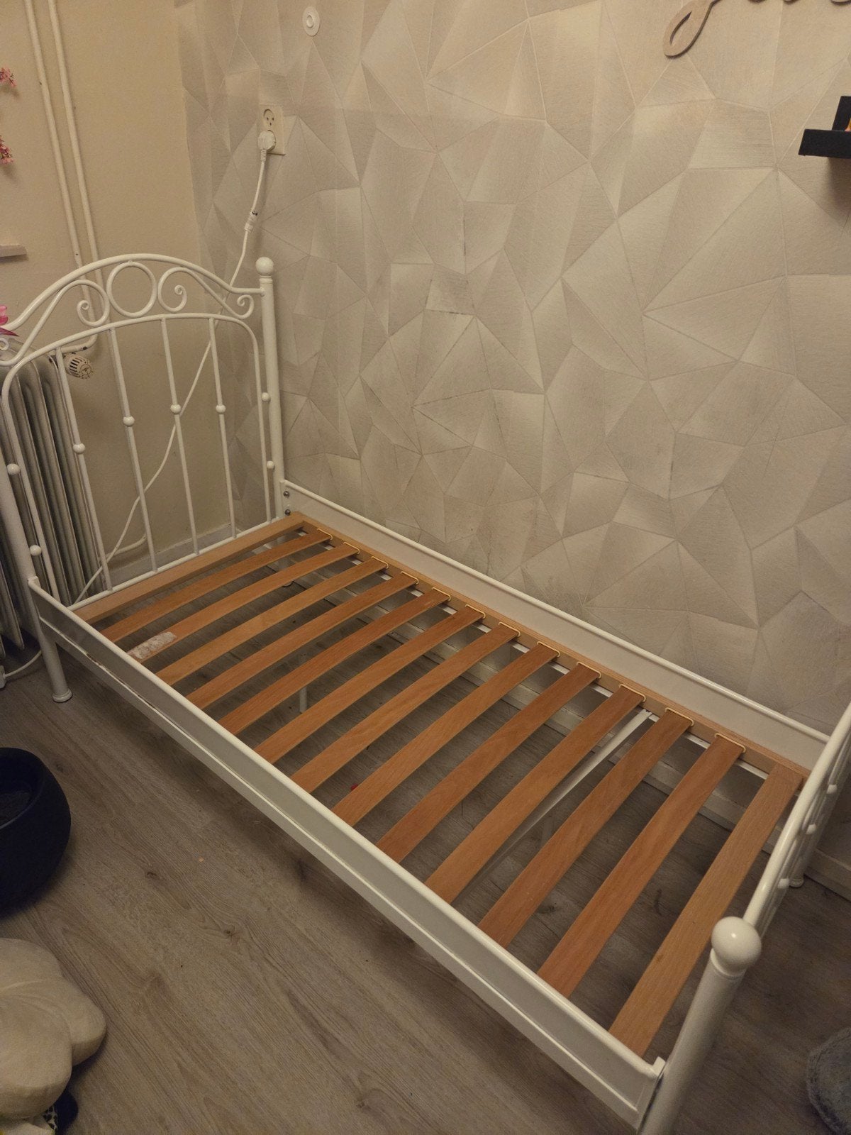 peuter bed 70 x 150 wit, Ophalen, 70 tot 85 cm, 140 tot 160 cm, Zo goed als nieuw