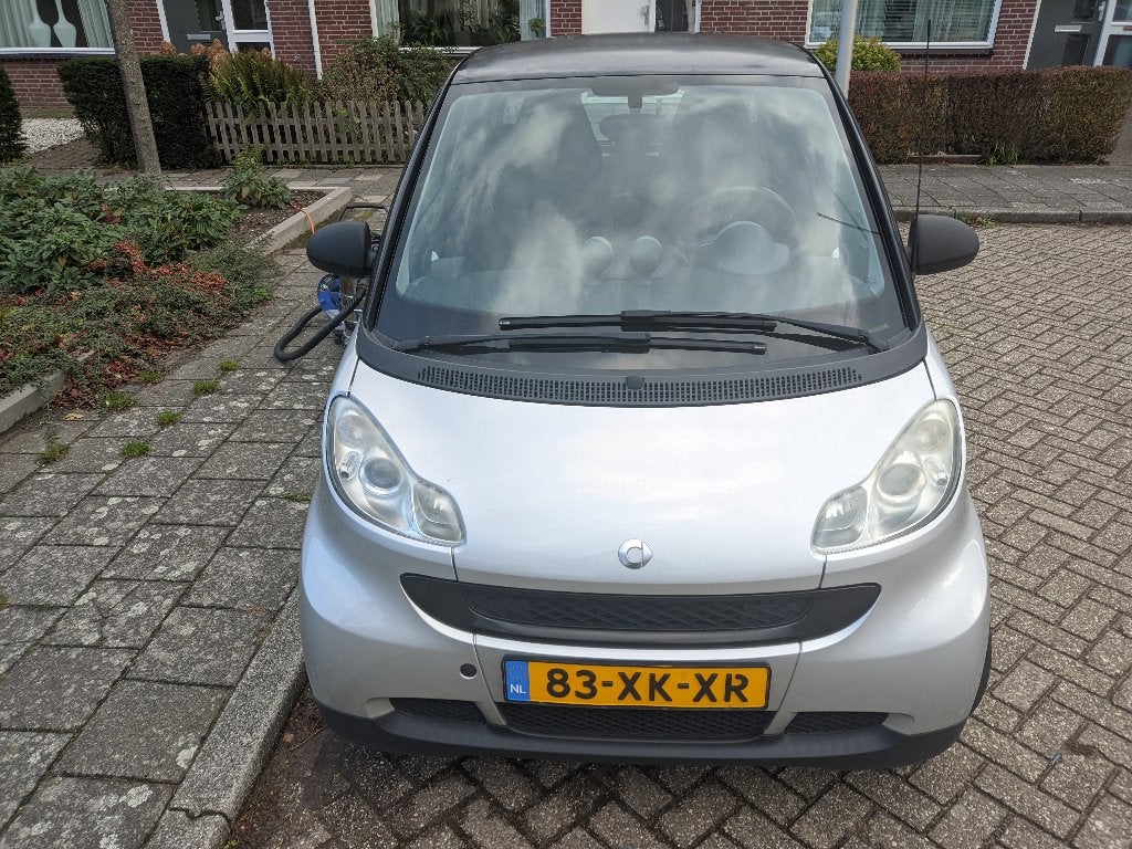 Smart ForTwo 1.0 52KW Coupe 2007 Zwart, Auto's, 18 €/maand, Zwart, 1000 cc, ForTwo