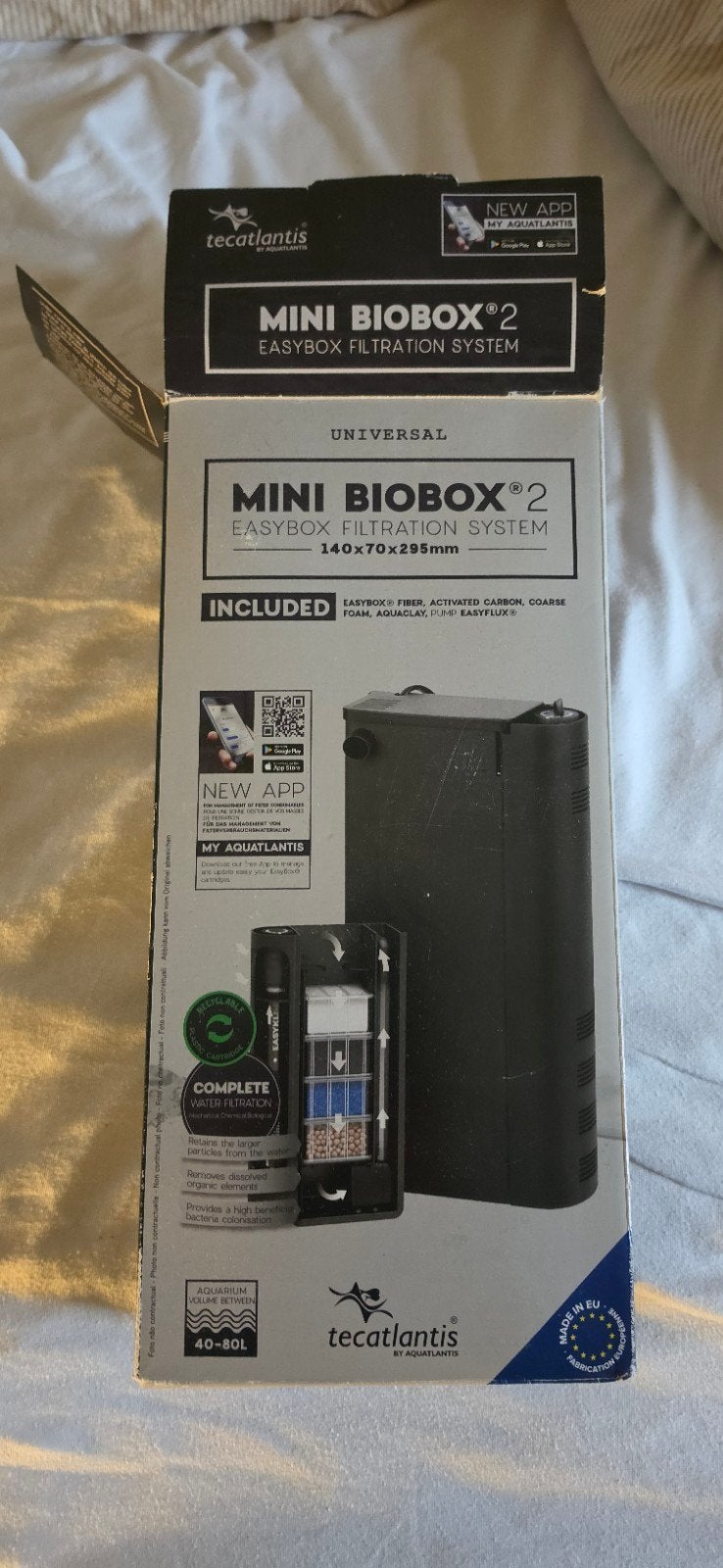 Aquatlantis Mini Biobox 2 – Compleet Binnenfiltersysteem, Ophalen, Nieuw, Filter, Overige merken