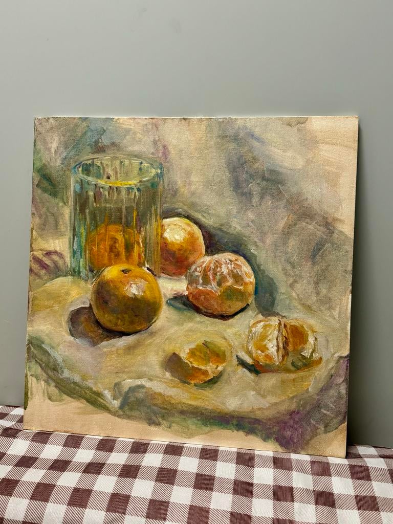 Origineel olieverf schilderij op canvas - Uniek kunstwerk, Ophalen of Verzenden