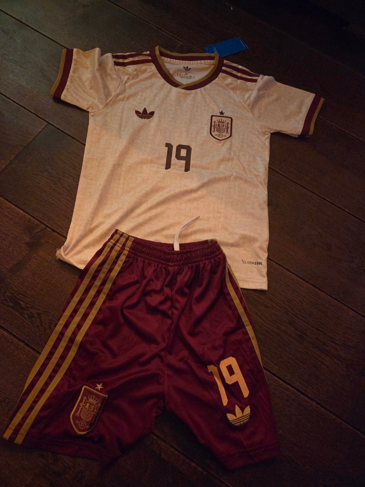 Spanje voetbalsetje Yamal maat 110 t/m 164 en maat S, ., Nieuw, Ophalen of Verzenden, .
