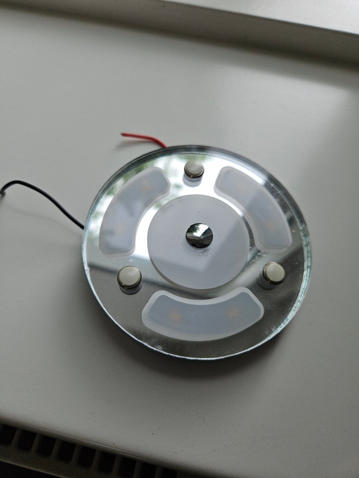 12V Touch Opbouw LED Lamp Camper - Ø 10 cm, Caravans en Kamperen, Ophalen of Verzenden, Gebruikt
