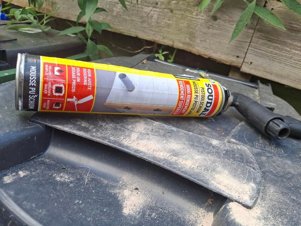 Soudal Pistoolschuim PU Schuim - Hoog Rendement, Overige materialen, Ophalen of Verzenden, 15 m² of meer, Dakisolatie