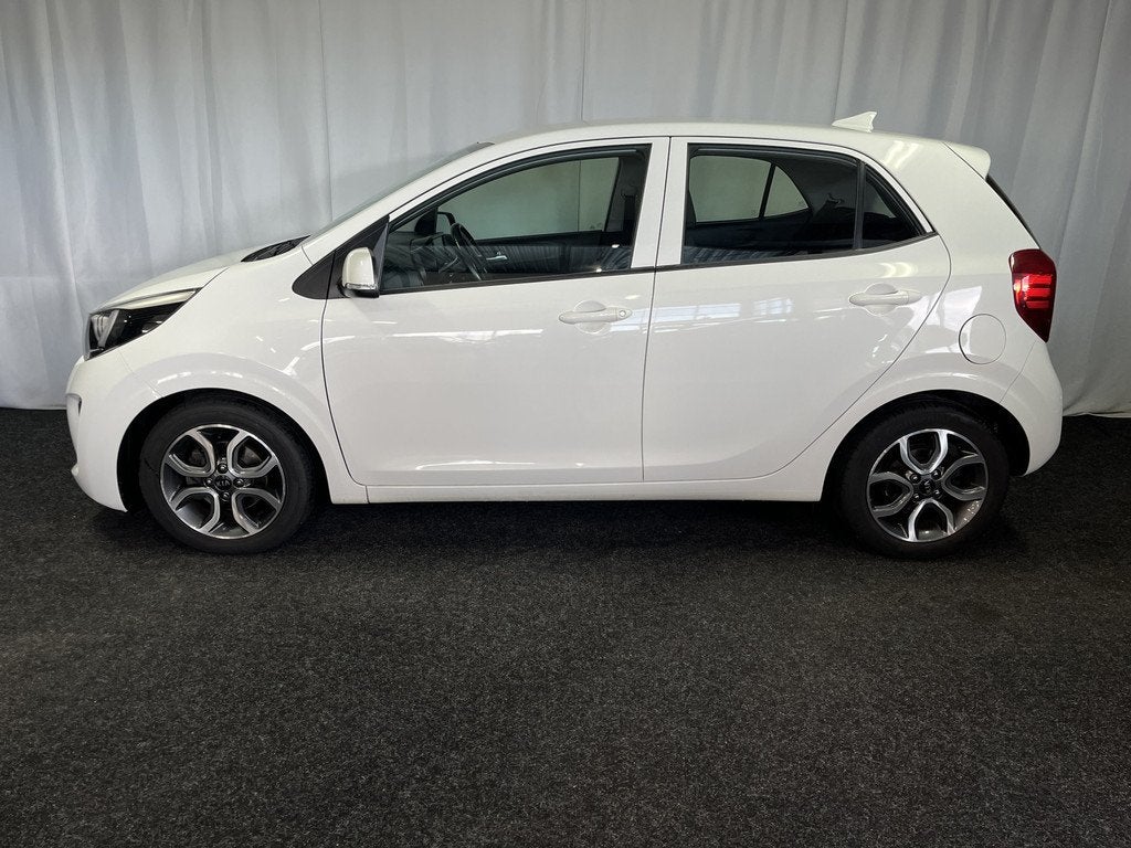 Kia Picanto 1.2 CVVT First Edition AUTOMAAT/APPLE/CRUISE/CAM, Auto's, Kia, 83 pk, Stof, Gebruikt, 4 cilinders