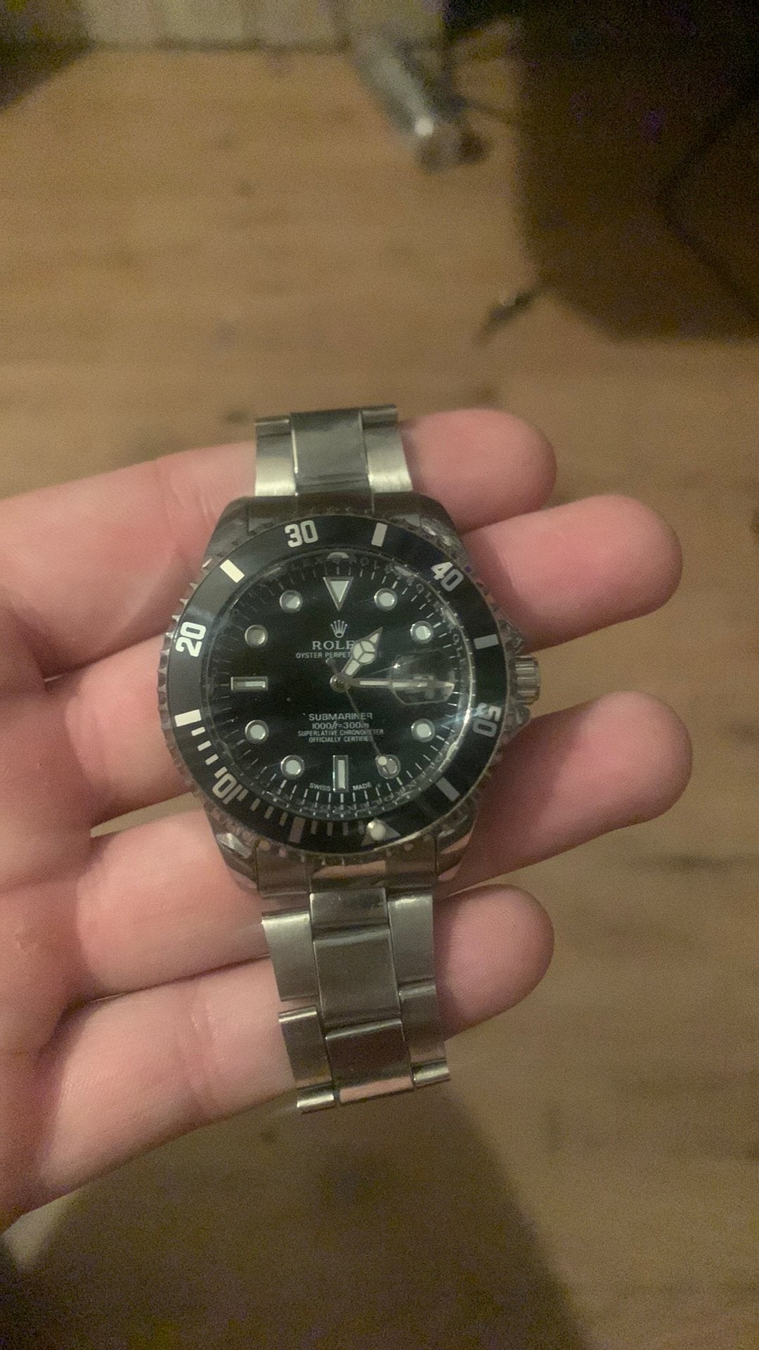 Rolex horloge zwart, Ophalen of Verzenden