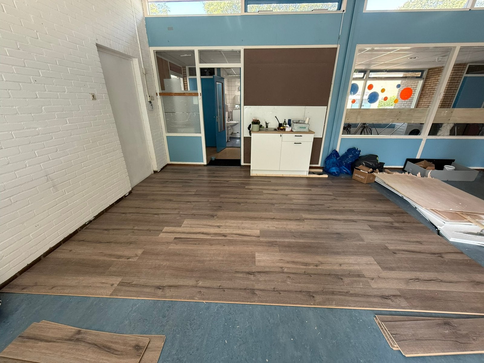 Laminaat gratis, Ophalen, 50 tot 150 cm, Zo goed als nieuw, 10 m² of meer