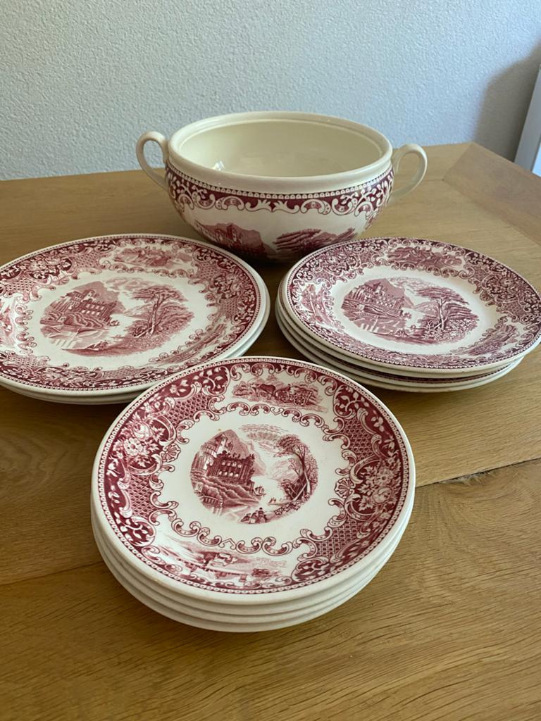 Petrus Regout & Co Maastricht 'Castillo' servies, Antiek en Kunst, Ophalen