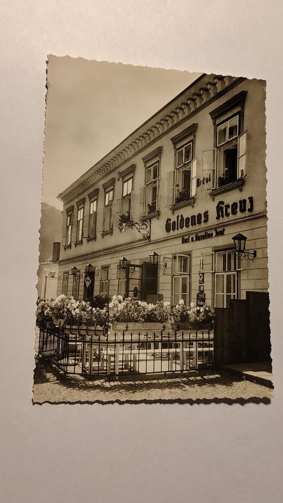 Oostenrijk HOTEL Gold. Kreuz GREIN a/DONAU, Ophalen of Verzenden, Oostenrijk