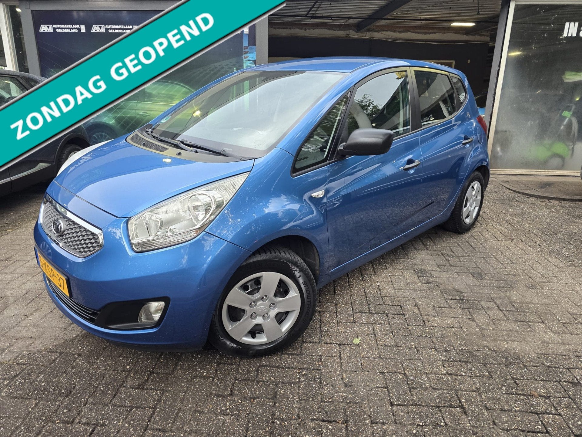 Kia Venga 1.4 CVVT X-tra | 2E EIGENAAR | 3/6 OF 12MND GARANT, Auto's, Kia, Voorwielaandrijving, Euro 5, Stof, Gebruikt