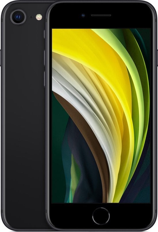 A2783,  iPhone SE 2022, 64GB, Zwart, 100% batterij, Telecommunicatie, Mobiele telefoons | Apple iPhone, Apple, Refurbished, Ophalen of Verzenden