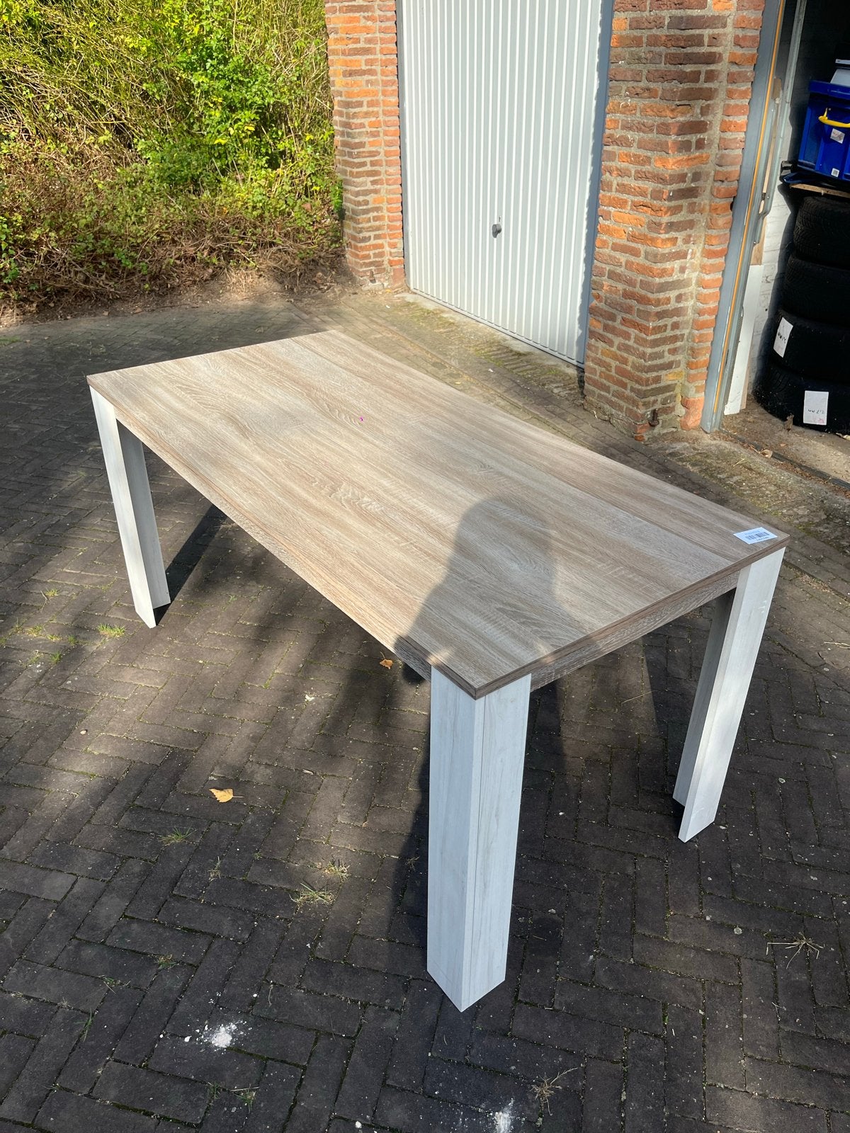 Tafel - 160x77x77 cm - Zo goed als nieuw, Huis en Inrichting, Ophalen, 50 tot 100 cm, Zo goed als nieuw, 150 tot 200 cm