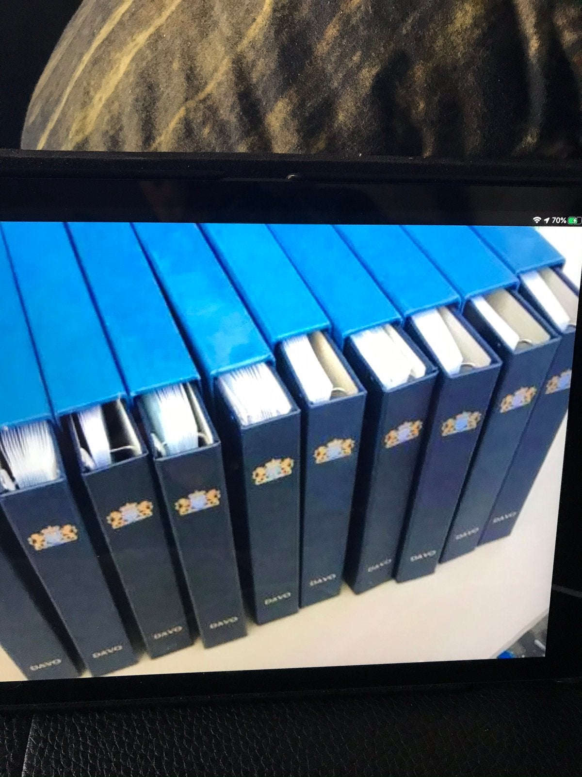 30 Davo albums in cassette gevuld met 15 bladen prijs !!!, Postzegels en Munten, Postzegels | Toebehoren, Verzenden, Verzamelalbum