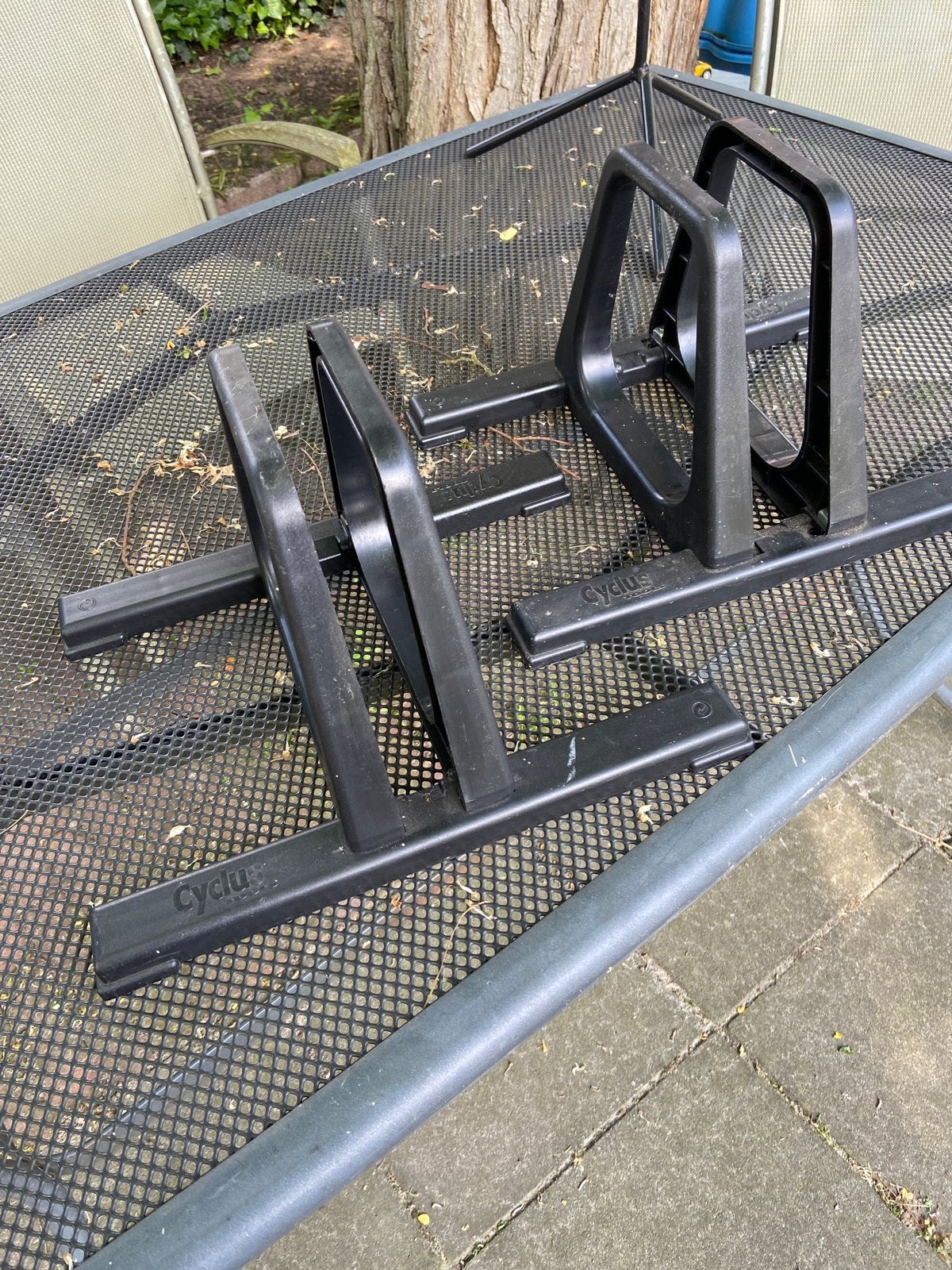 Fietsstandaards, Ophalen, Gebruikt