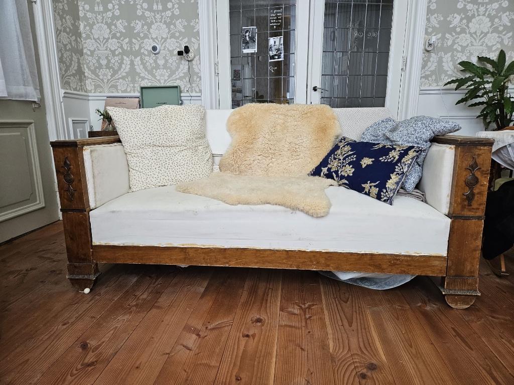 Unieke Jaren 30 Art deco slaapbank Amsterdamse school, Antiek en Kunst, Antiek | Meubels | Stoelen en Banken, Ophalen