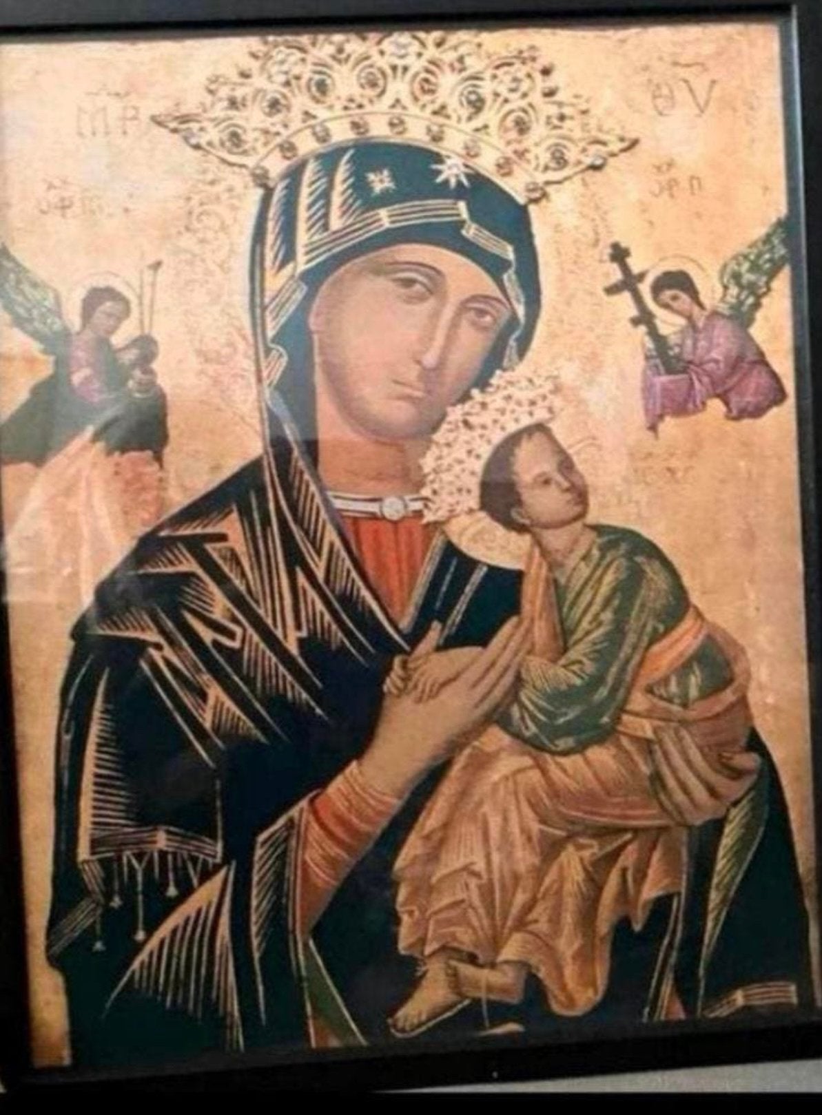 MARIA met HAAR ZOON,AFKOMSTIG UIT KUNSTHANDEL,MOOI!!, Ophalen of Verzenden
