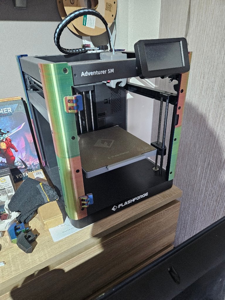 Adventurer 5m met sluitings kit, Ophalen, Flashforge Adventurer 5M, Zo goed als nieuw, Filament
