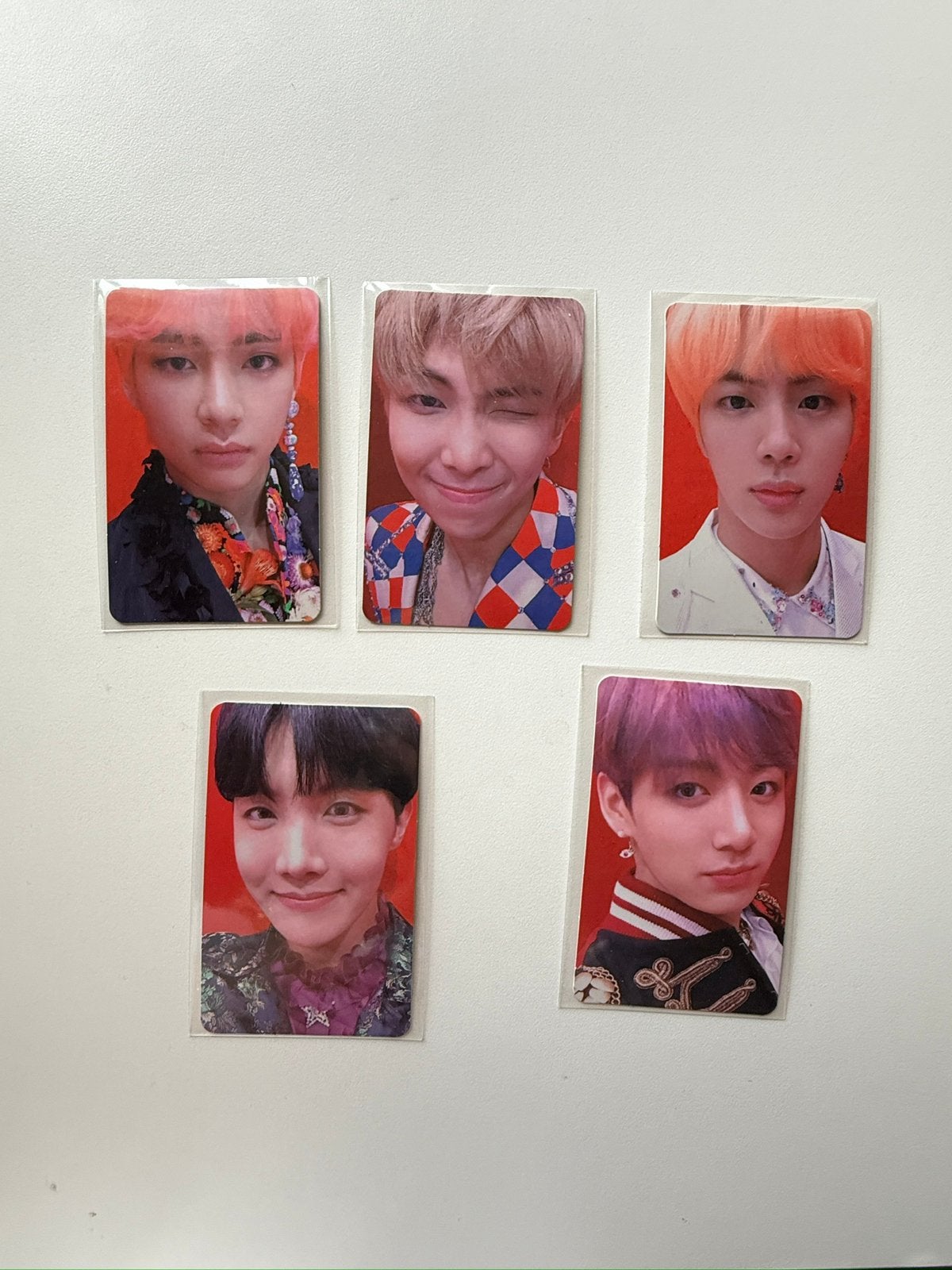 BTS Love Yourself Answer album photocards, Ophalen of Verzenden, Zo goed als nieuw, Foto of Kaart