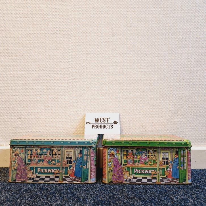 2x Vintage Pickwick Theeblik