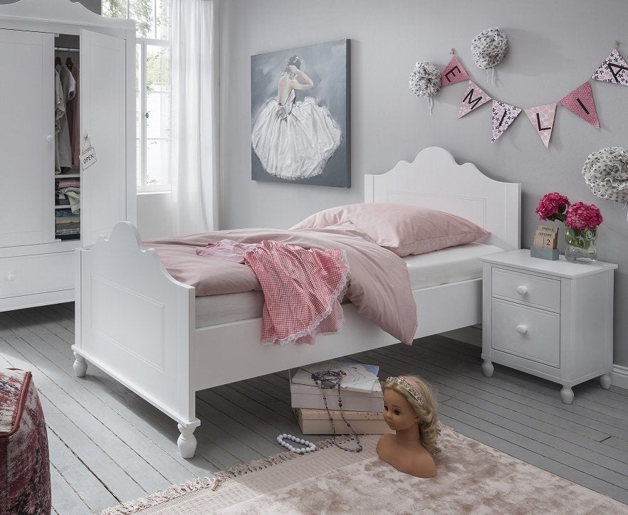 Klaudia 1-persoonsbed - Wit