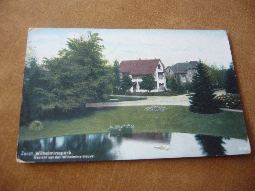 ZEIST  =  WILHELMINAPARK   BRIEFKAART  1912, Ophalen of Verzenden, Voor 1920, Gelopen, Utrecht