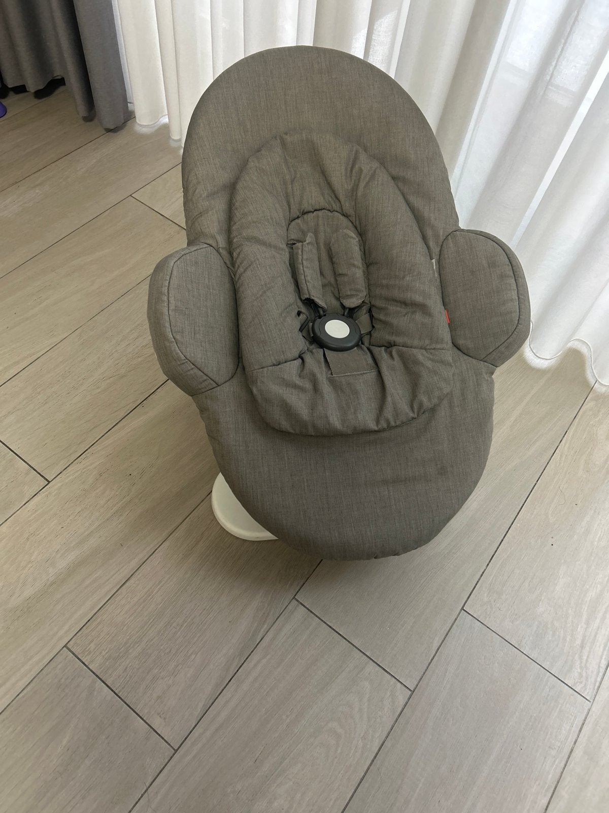 Stokke® Steps™ Wipstoel - White Deep Grey, Kinderen en Baby's, Ophalen of Verzenden, Zo goed als nieuw, Wipstoel, Met gordel(s) of riempje(s)