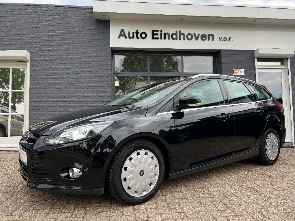 Ford Focus 1.0 Ecob 125PK,Titanium,Station,Nw riem,€4495,-, Zwart, Zwart, Origineel Nederlands, Handgeschakeld