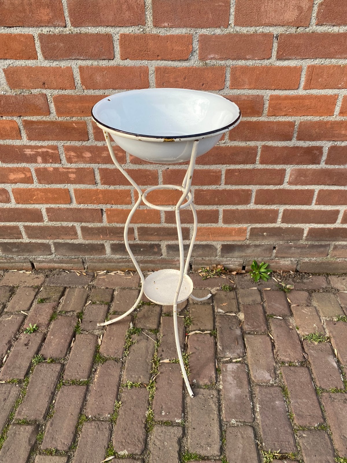 Mooie retro waskom, Ophalen