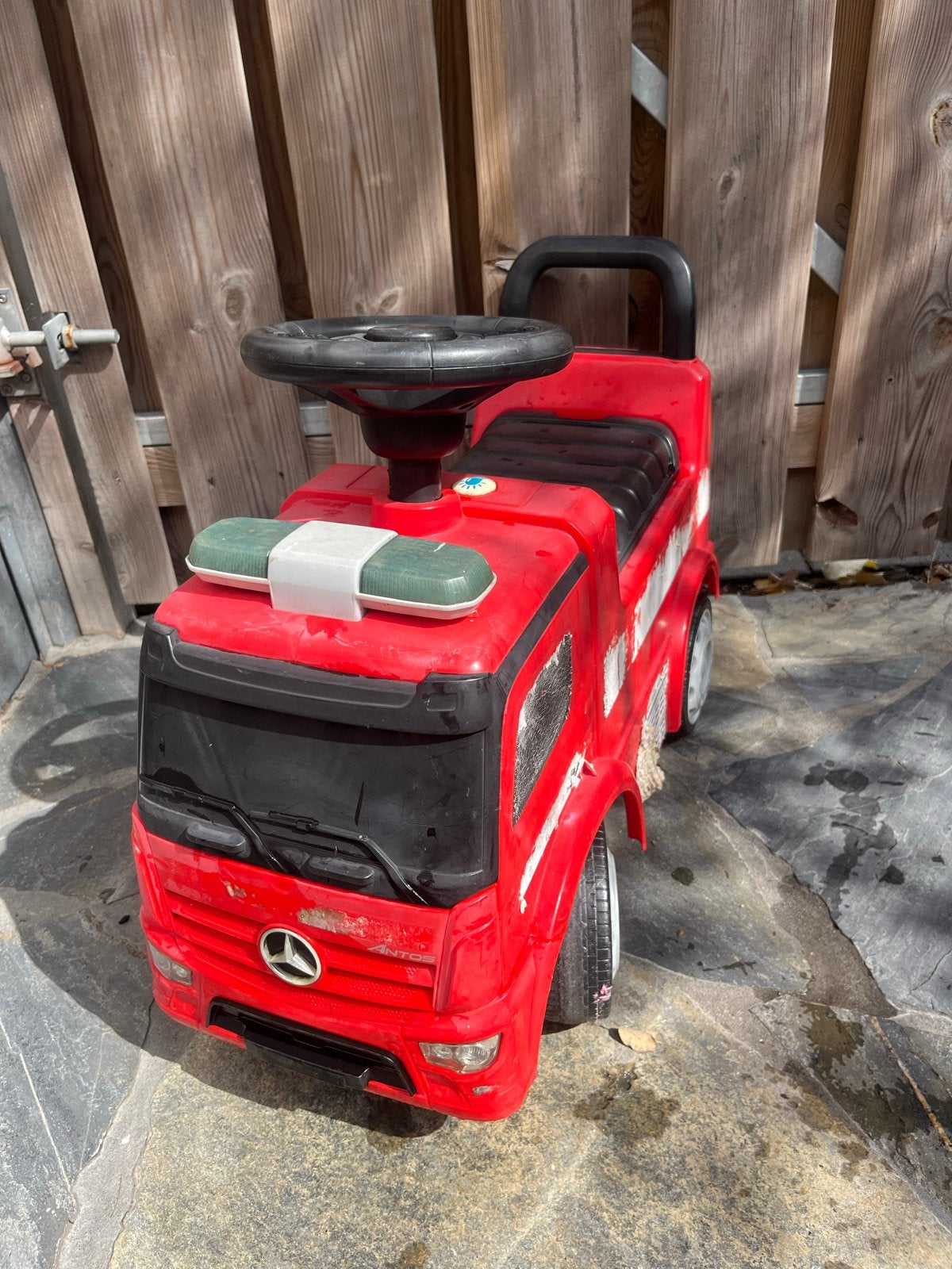 Brandweer loopauto - verlichting/sirene defect, Ophalen, Gebruikt