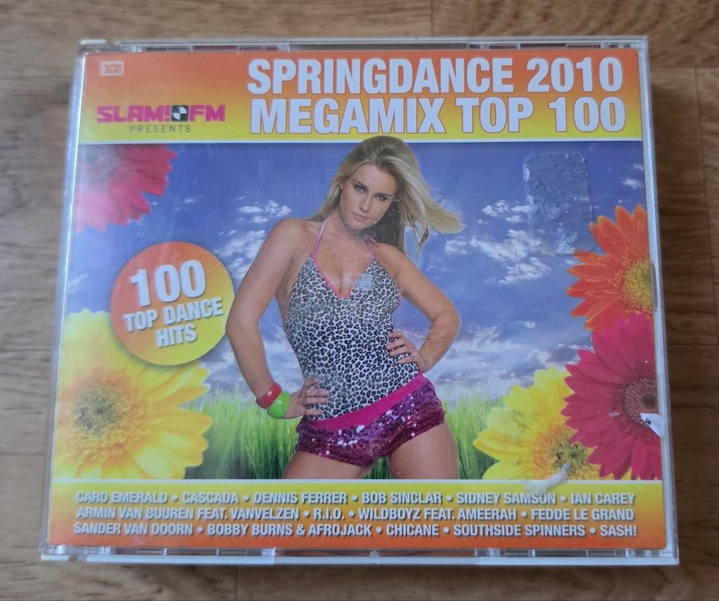 Springdance 2010 Megamix Top 100 (3 Cd Box), Ophalen of Verzenden
