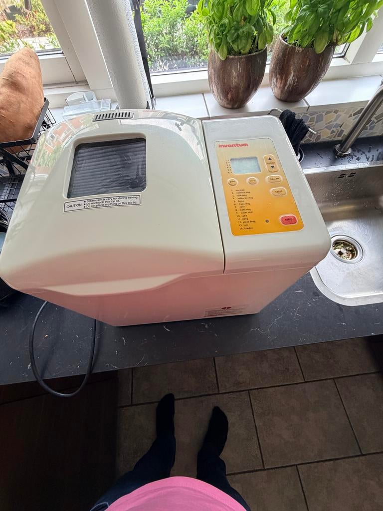 Inventum Broodbakmachine BM25 - Vers Brood Gemakkelijk Thuis, Gebruikt, 800 tot 1200 gram deeg, Kijkvenster, Ophalen