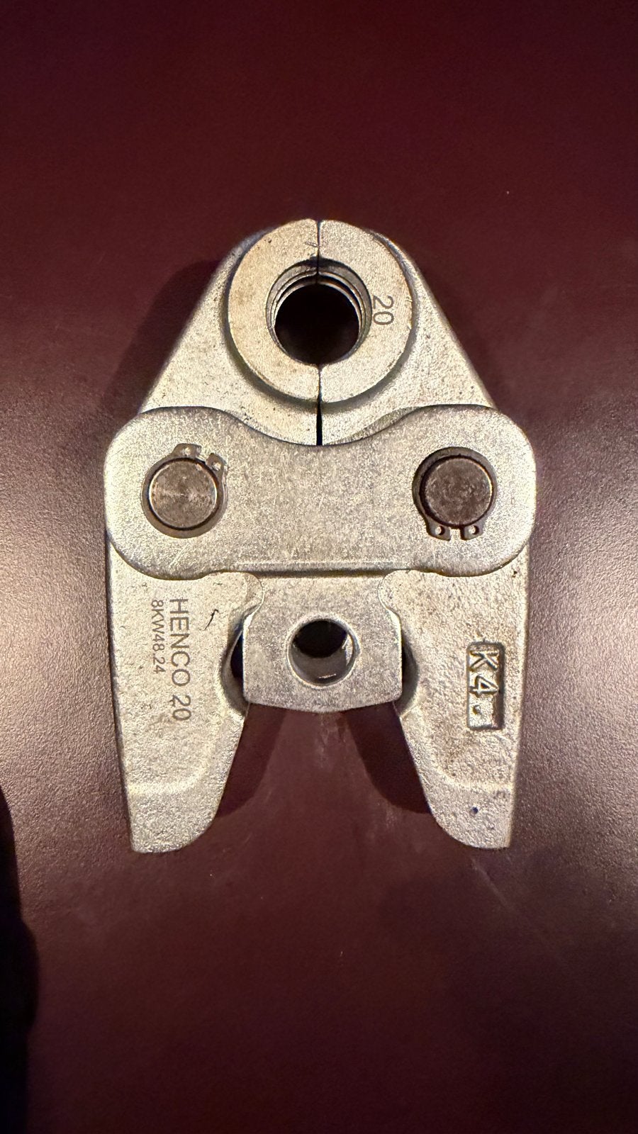 Henco persbekken 20mm en 26mm, Ophalen of Verzenden, Gebruikt, Overige typen, Overige merken