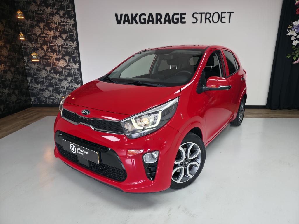 Kia Picanto 1.0 DPi Dyn.PlusL.| cruise | navi | cam | keyles, Stof, Gebruikt, 4 stoelen, Origineel Nederlands