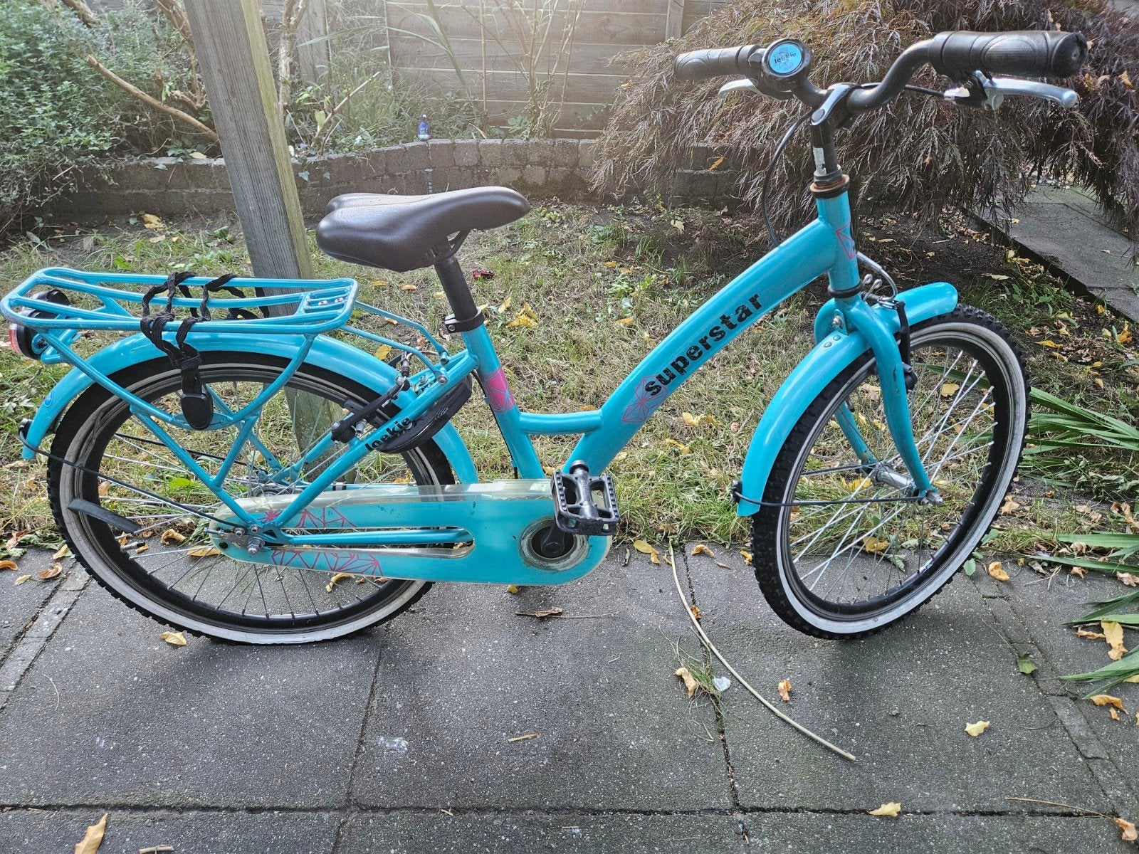 Loekie Superstar Kinderfiets - Turquoise