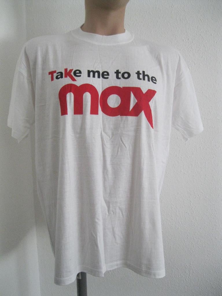 maat XL, 1 nieuw B&C target T-shirt, wit met opdruk, 74 cm., Kleding | Heren, T-shirts, Wit, Ophalen of Verzenden, Maat 56/58 (XL)