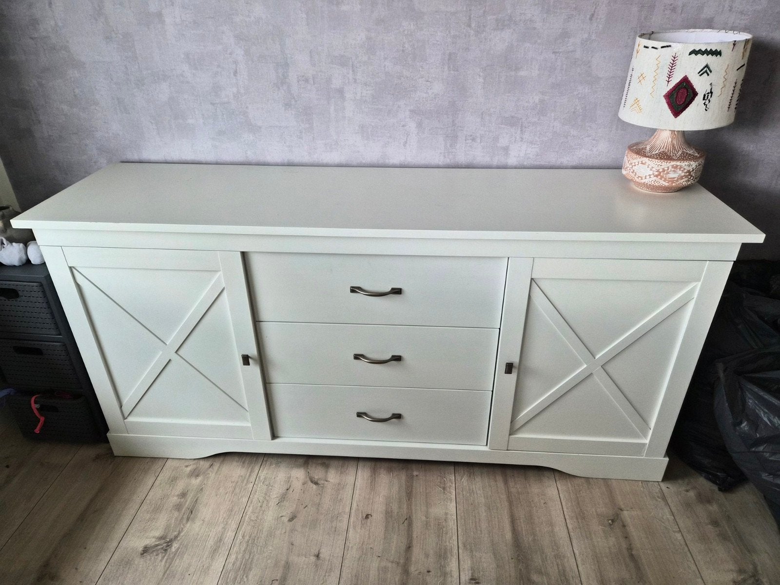 Buffetkast/dressoir met lades en deuren, Ophalen, Gebruikt, 150 tot 200 cm, 25 tot 50 cm