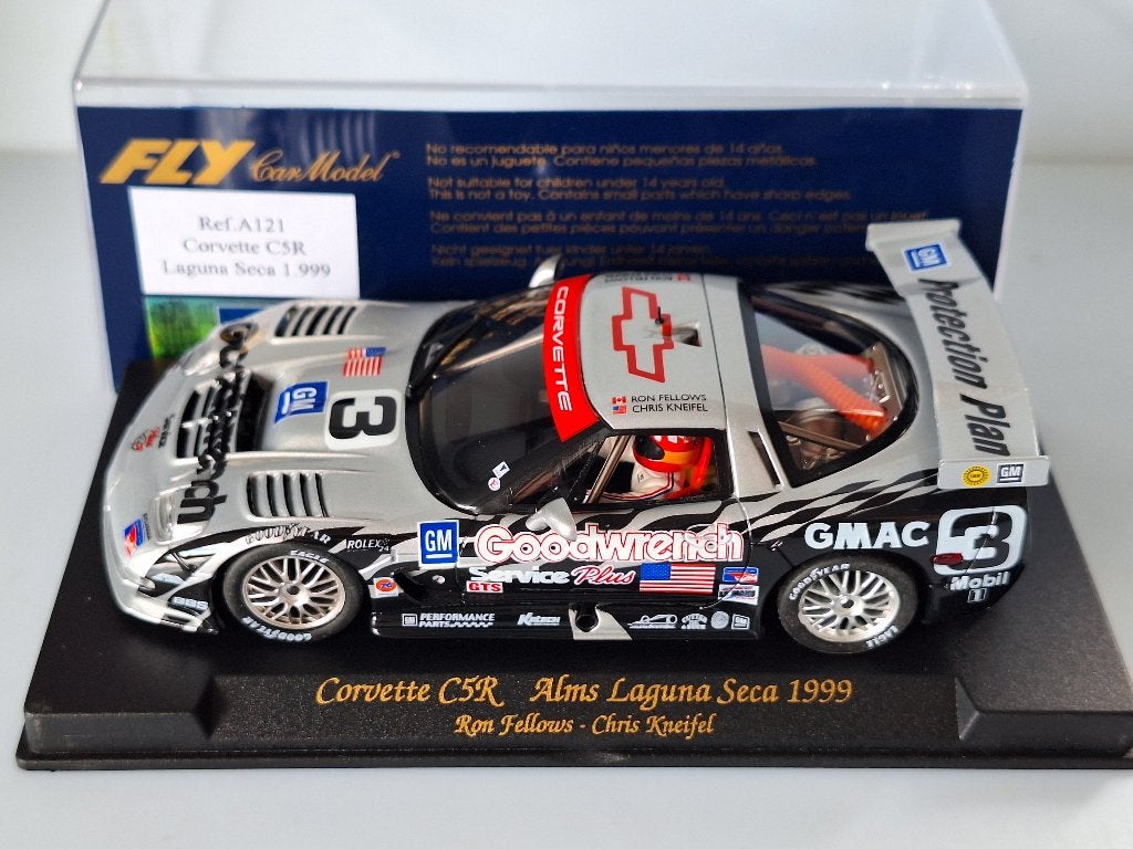 Fly Car Race Models Corvette C5R Laguna Seca 99 A121, Overige merken, Racebaan, Fly, Nieuw