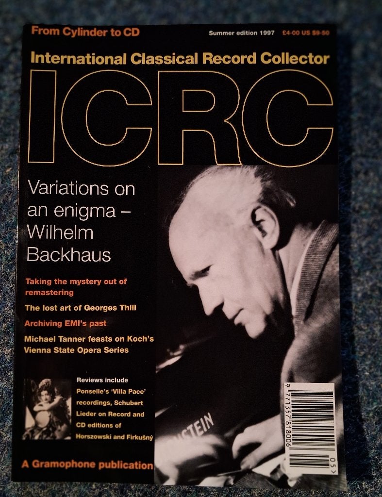 Tijdschrift Classical Record Collector 20 jaren compleet, Ophalen of Verzenden, Classicisme, Zo goed als nieuw, Overige formaten