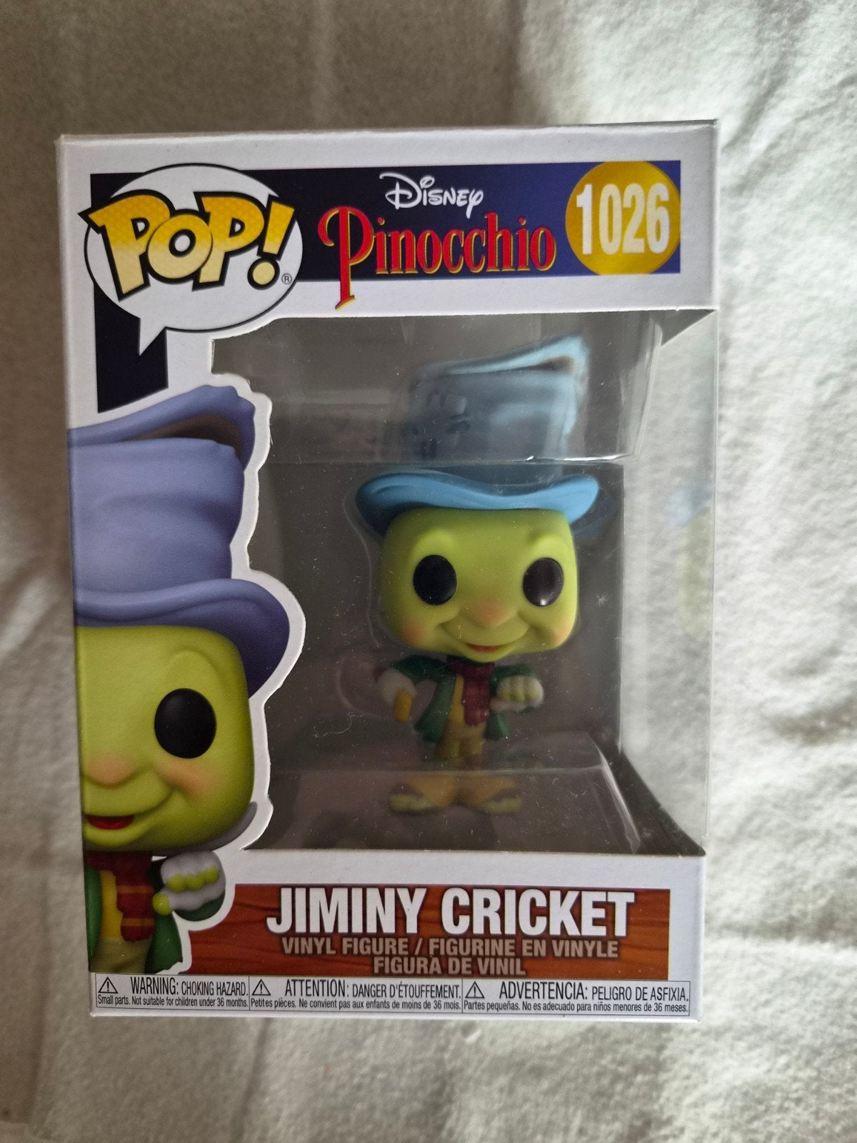 Funko Pop! Disney Pinocchio Jiminy Cricket #1026, Verzamelen, Ophalen of Verzenden, Zo goed als nieuw
